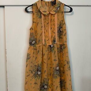 Fire Los Angeles Floral Yellow Dress